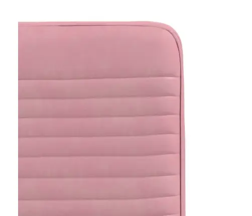 Virtuves Krēsli, 4 Gab., Rozā Samts Vidaxl