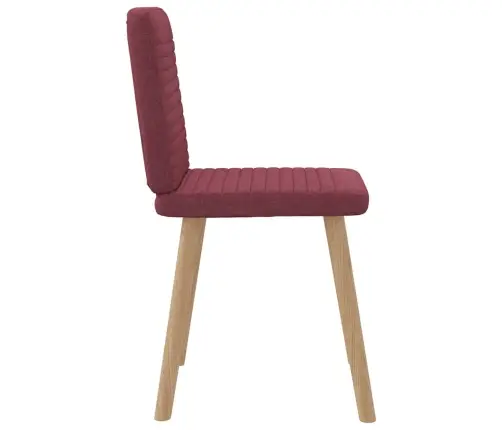 Virtuves Krēsli, 4 Gab., Vīnsarkans Audums Vidaxl Virtuves Krēsli, 4 Gab., Vīnsarkans Audums Vidaxl