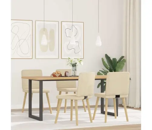Söögitoolid 4 Tk, Kreemjas, Kangas