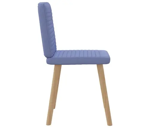 Virtuves Krēsli, 4 Gab., Džinsa Zils Audums Vidaxl