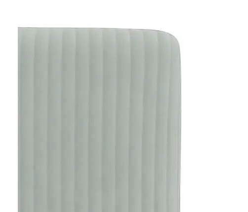 Virtuves Krēsli, 4 Gab., Gaiši Pelēks Samts Vidaxl