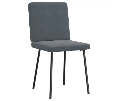 Söögitoolid 4 Tk, Tumehall, Samet