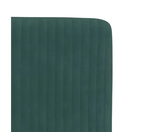 Virtuves Krēsli, 4 Gab., Tumši Zaļš Samts Vidaxl