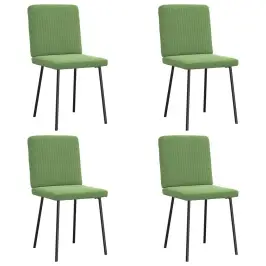 Virtuves Krēsli, 4 Gab., Gaiši Zaļš Samts Vidaxl