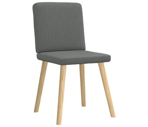 Valgomojo Kėdės, 4Vnt., Tamsiai Pilkos, Audinys