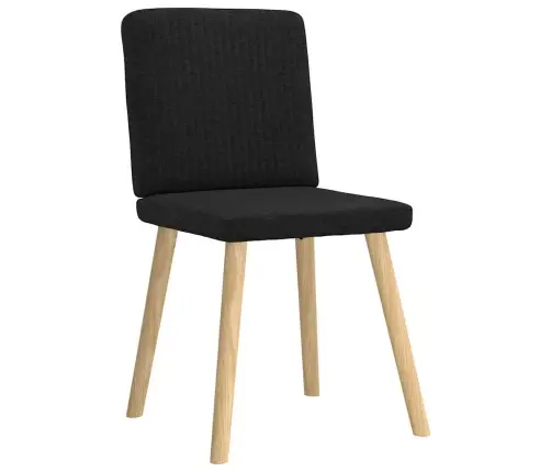 Söögitoolid 4 Tk, Must, Kangas