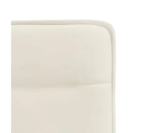 Virtuves Krēsli, 4 Gab., Krēmkrāsas Samts Vidaxl