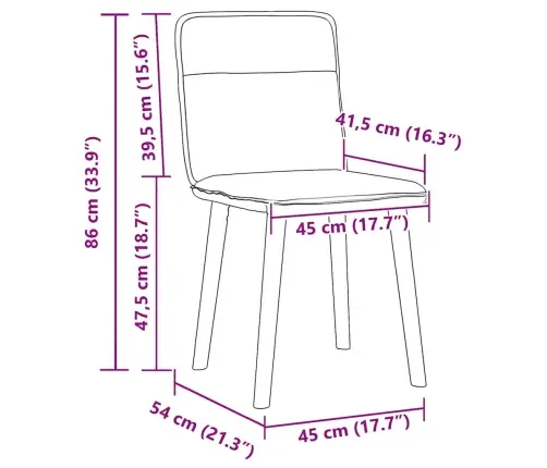 Virtuves Krēsli, 4 Gab., Tumši Pelēks Audums Vidaxl