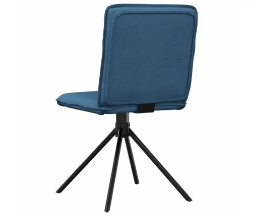 Söögitoolid 4 Tk, Sinine, Kangas