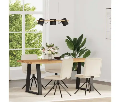 Virtuves Krēsli, 4 Gab., Lins Vidaxl Virtuves Krēsli, 4 Gab., Lins Vidaxl