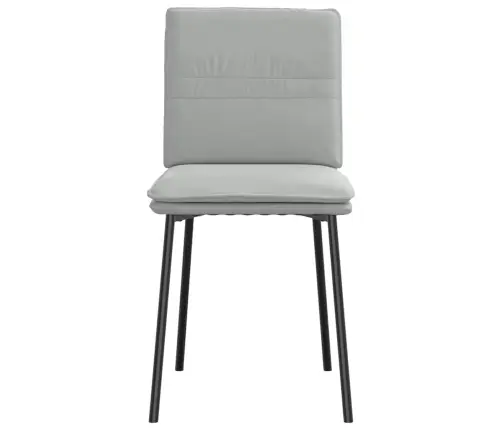 Virtuves Krēsli, 4 Gab., Gaiši Pelēks Samts Vidaxl