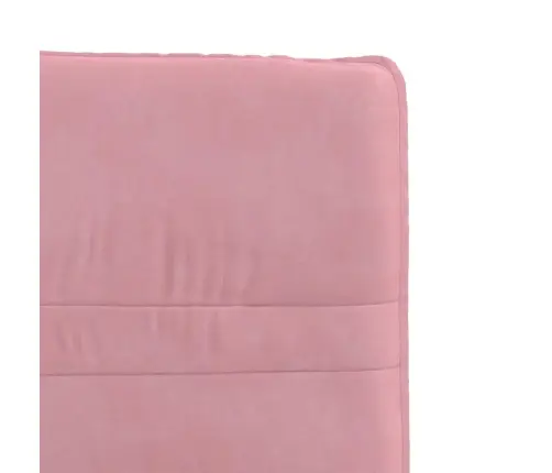 Valgomojo Kėdės, 4Vnt., Rožinės Spalvos, Aksomas