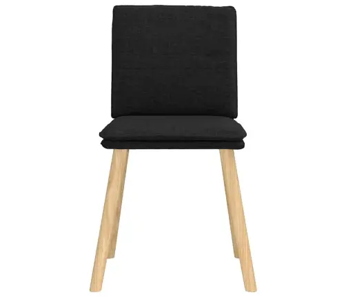 Valgomojo Kėdės, 4Vnt., Juodos Spalvos, Audinys