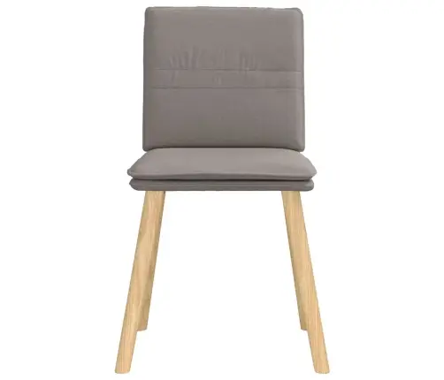 Valgomojo Kėdės, 4Vnt., Taupe Spalvos, Audinys Valgomojo Kėdės, 4Vnt., Taupe Spalvos, Audinys