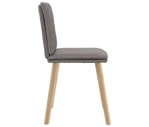 Valgomojo Kėdės, 4Vnt., Taupe Spalvos, Audinys Valgomojo Kėdės, 4Vnt., Taupe Spalvos, Audinys