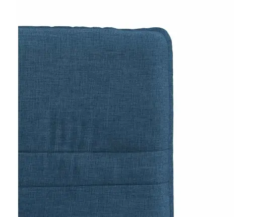 Virtuves Krēsli, 4 Gab., Zils Audums Vidaxl