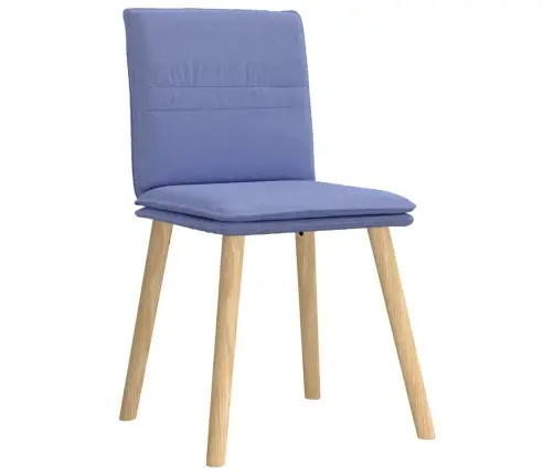 Virtuves Krēsli, 4 Gab., Džinsa Zils Audums Vidaxl Virtuves Krēsli, 4 Gab., Džinsa Zils Audums Vidaxl