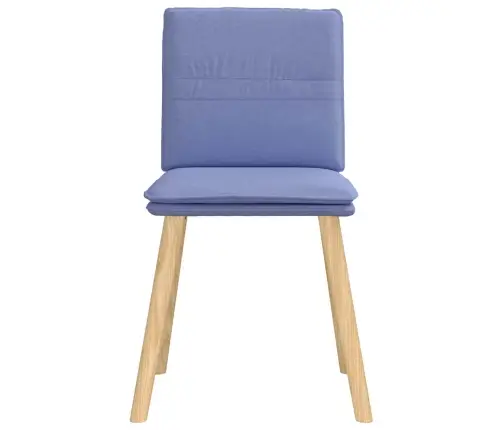 Virtuves Krēsli, 4 Gab., Džinsa Zils Audums Vidaxl Virtuves Krēsli, 4 Gab., Džinsa Zils Audums Vidaxl