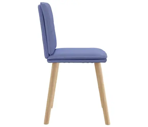 Virtuves Krēsli, 4 Gab., Džinsa Zils Audums Vidaxl Virtuves Krēsli, 4 Gab., Džinsa Zils Audums Vidaxl