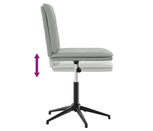 Virtuves Krēsli, 2 Gab., Gaiši Pelēks Samts Vidaxl