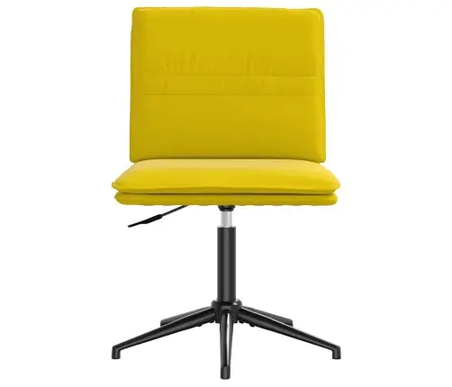 Virtuves Krēsli, 2 Gab., Dzeltens Samts Vidaxl