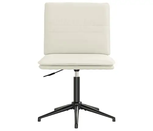 Virtuves Krēsli, 2 Gab., Krēmkrāsas Samts Vidaxl