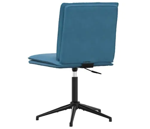 Virtuves Krēsli, 2 Gab., Zils Samts Vidaxl