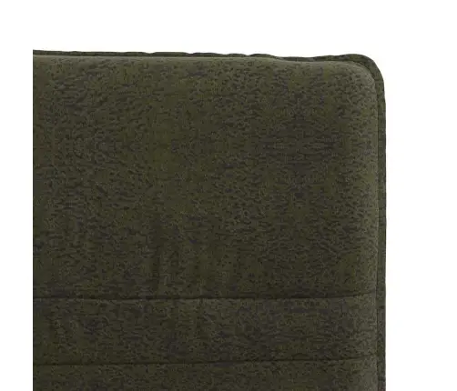 Virtuves Krēsli, 4 Gab., Armijas Zaļa Mākslīgā Zamšāda Vidaxl