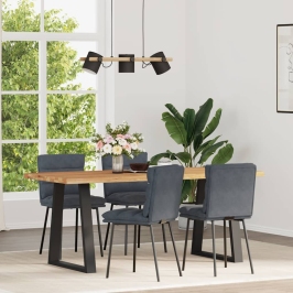 Söögitoolid 4 Tk, Tumehall, Samet