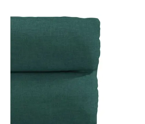 Virtuves Krēsli, 4 Gab., Tumši Zaļš Audums Vidaxl