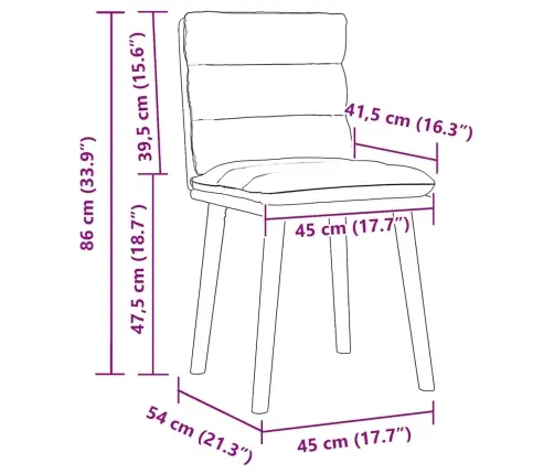 Virtuves Krēsli, 4 Gab., Krēmkrāsas Audums Vidaxl