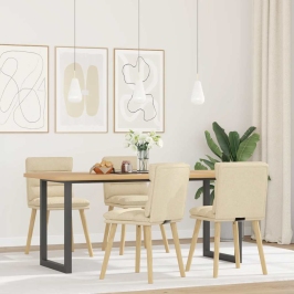Söögitoolid 4 Tk, Kreemjas, Kangas