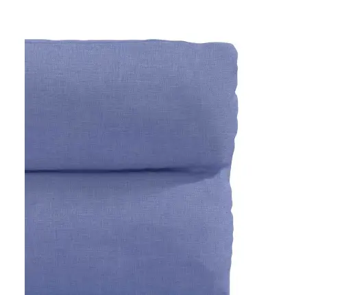 Virtuves Krēsli, 4 Gab., Džinsa Zils Audums Vidaxl