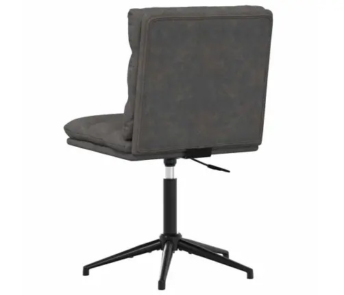 Virtuves Krēsli, 2 Gab., Melna Mākslīgā Āda Vidaxl