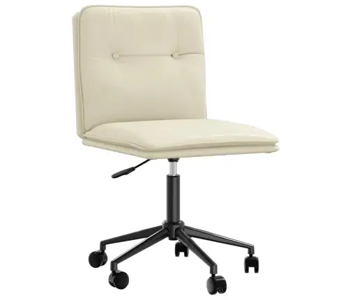 Virtuves Krēsli, 2 Gab., Krēmkrāsas Mākslīgā Āda Vidaxl