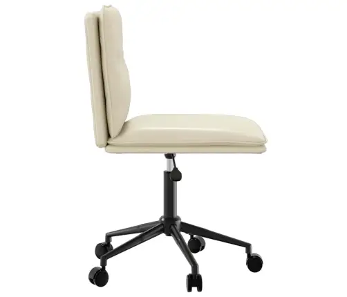 Virtuves Krēsli, 2 Gab., Krēmkrāsas Mākslīgā Āda Vidaxl