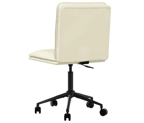 Virtuves Krēsli, 2 Gab., Krēmkrāsas Mākslīgā Āda Vidaxl