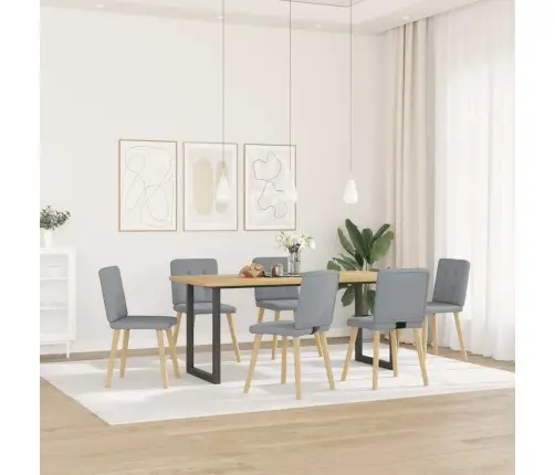 Söögitoolid 6 Tk Helehall, Kangas