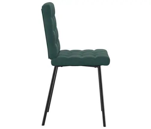 Virtuves Krēsli, 6 Gab., Tumši Zaļš Samts Vidaxl