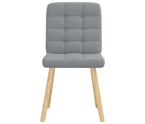 Valgomojo Kėdės, 6Vnt., Šviesiai Pilkos Spalvos, Audinys