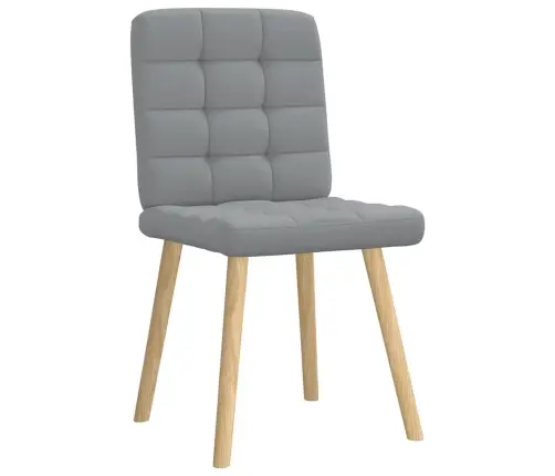 Valgomojo Kėdės, 6Vnt., Šviesiai Pilkos Spalvos, Audinys