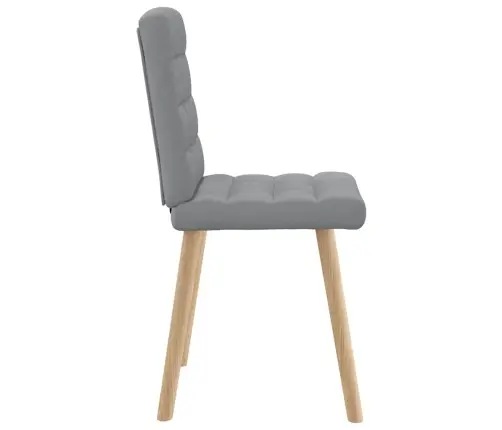 Valgomojo Kėdės, 6Vnt., Šviesiai Pilkos Spalvos, Audinys