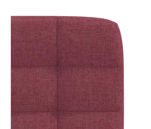 Virtuves Krēsli, 6 Gab., Vīnsarkans Audums Vidaxl