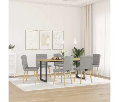 Söögitoolid 6 Tk, Pilvehall, Kangas