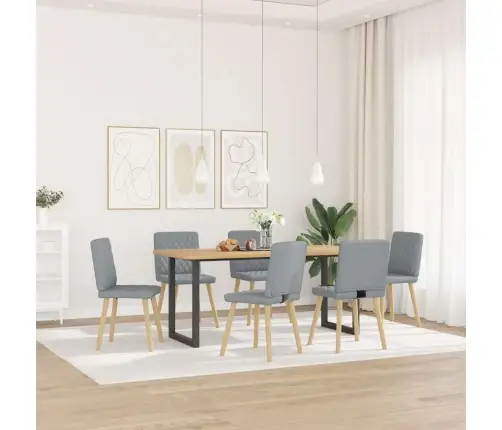 Söögitoolid 6 Tk Helehall, Kangas