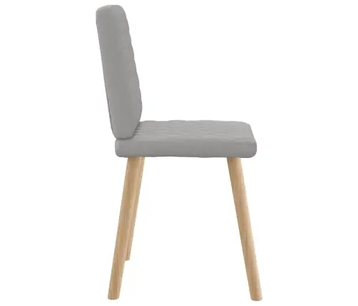 Valgomojo Kėdės, 6Vnt., Pilkos Spalvos, Audinys