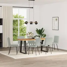 Söögitoolid 6 Tk, Helehall, Samet