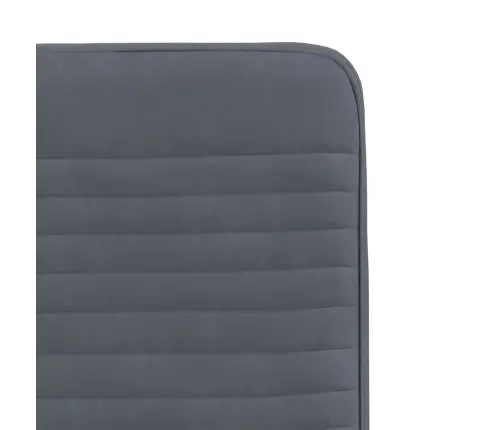 Virtuves Krēsli, 6 Gab., Tumši Pelēks Samts Vidaxl