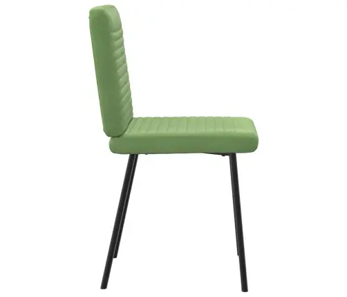 Valgomojo Kėdės, 6Vnt., Šviesiai Žalios Spalvos, Aksomas