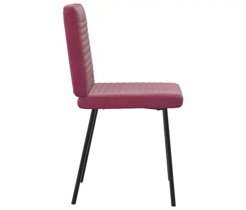 Söögitoolid 6 Tk, Veinipunane, Samet